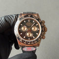 Real CBD Factory Black Face Golden Eye Daytona 4130 Movement