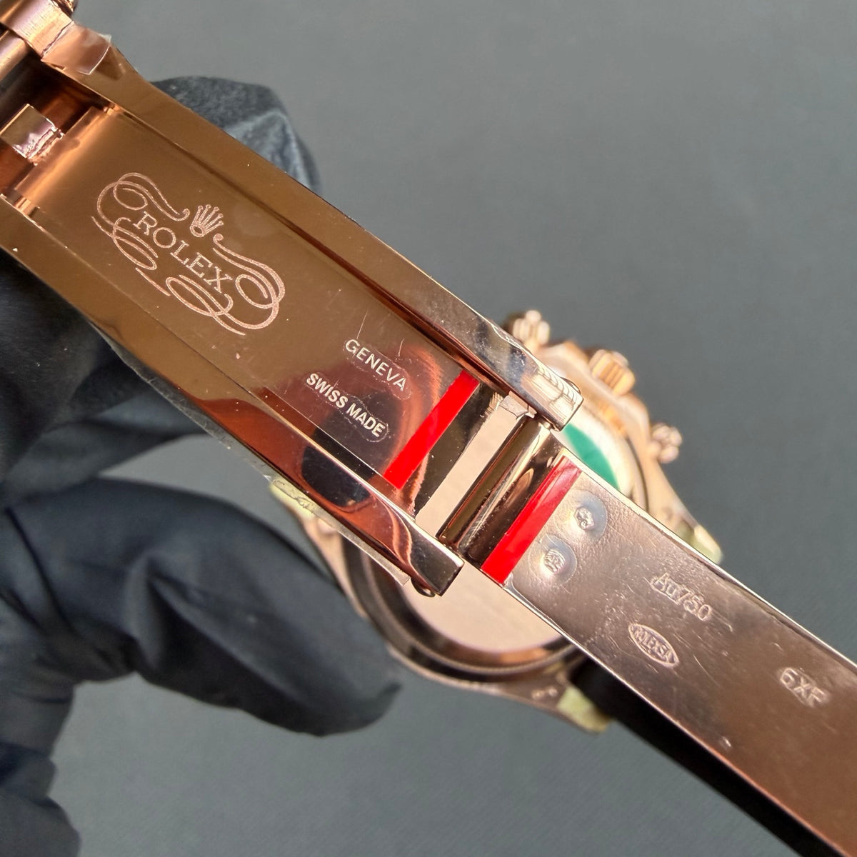 Real CBD Factory Black Face Golden Eye Daytona 4130 Movement