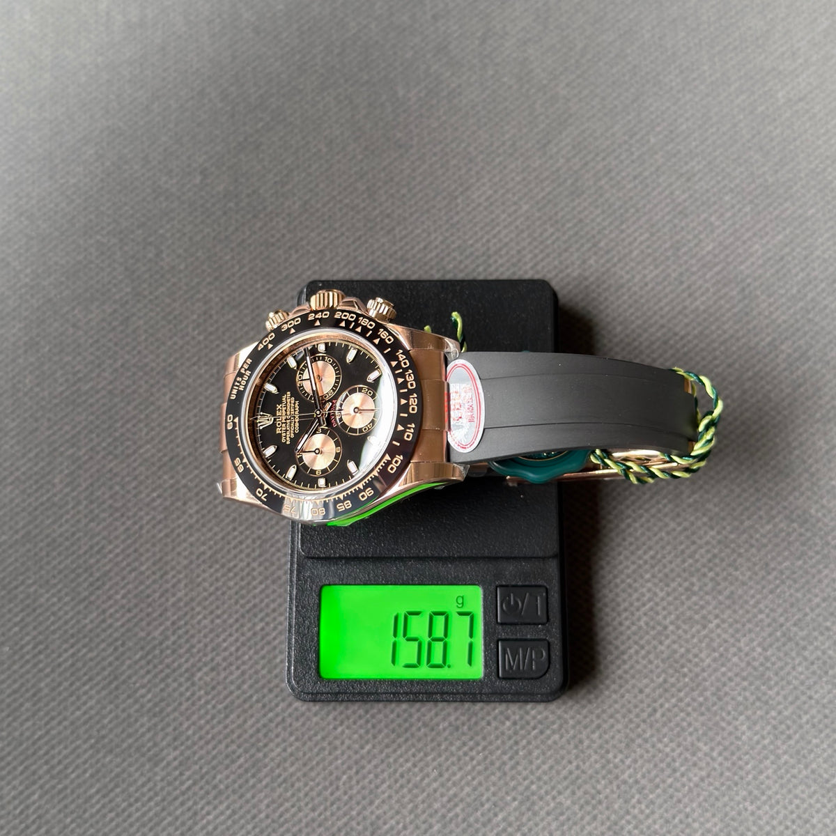 Real CBD Factory Black Face Golden Eye Daytona 4130 Movement