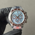 Real CBD product, return lost bag! Ice blue back transparent Daytona 4131 movement
