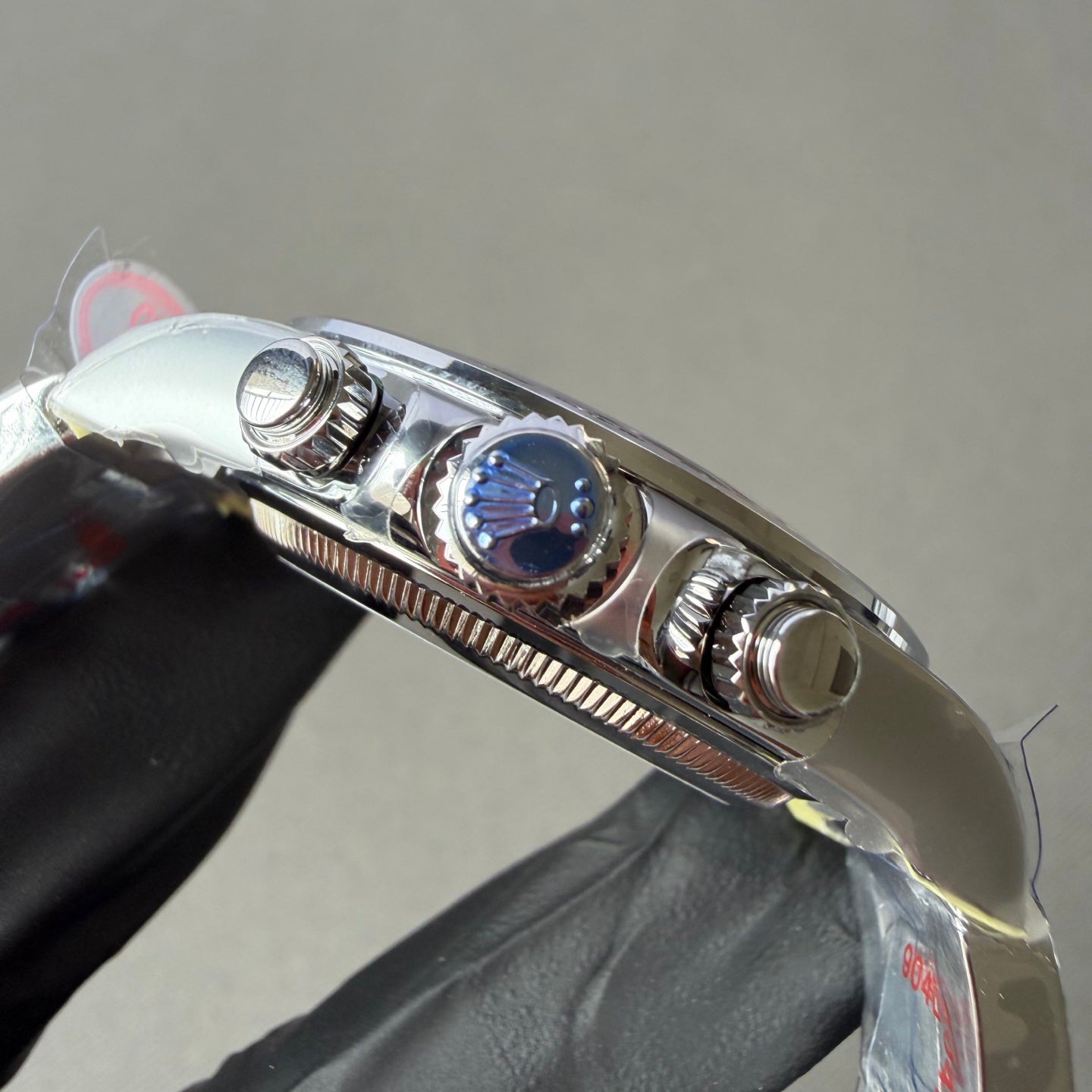 Real CBD product, return lost bag! Ice blue back transparent Daytona 4131 movement